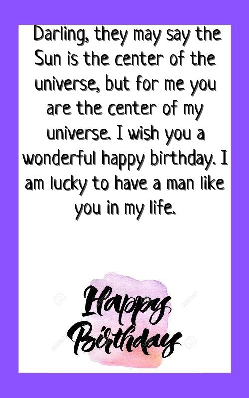 happy birthday wishes to lovely husband